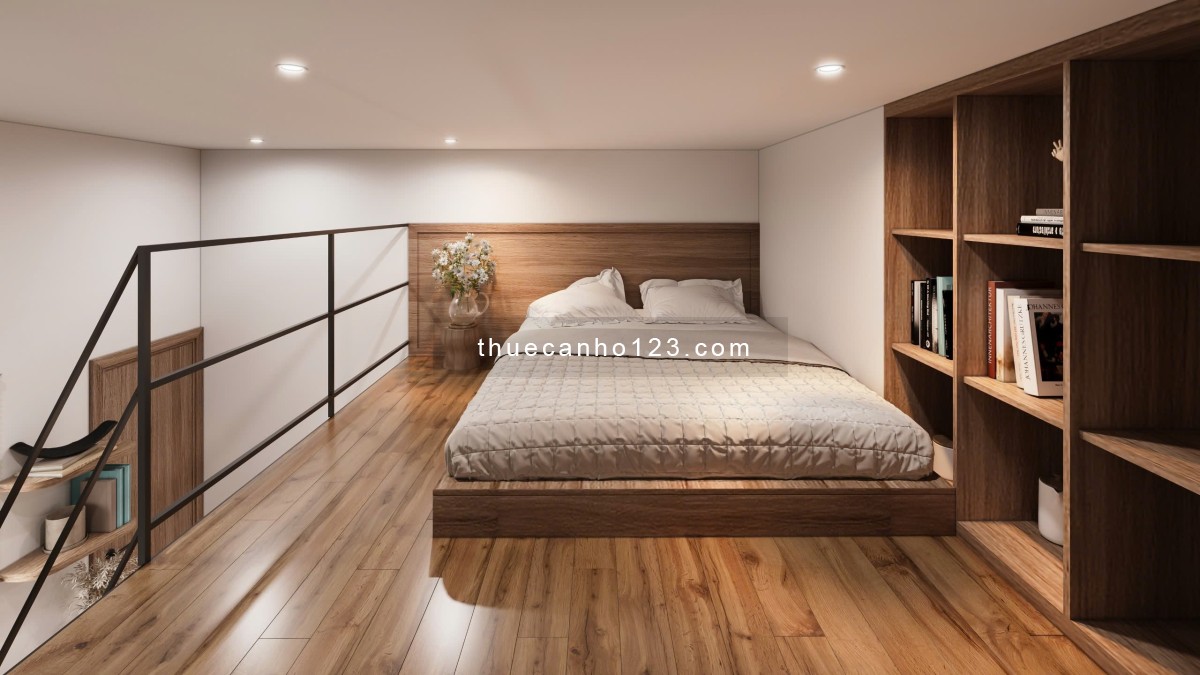 Cho thuê căn hộ duplex gần Văn Lang, Emart, IUH – Ở 4 người, 4 xe