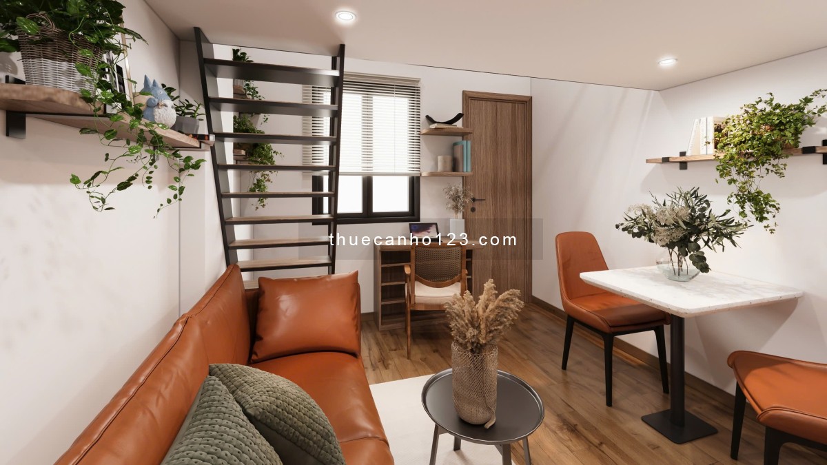 Cho thuê căn hộ duplex gần Văn Lang, Emart, IUH – Ở 4 người, 4 xe