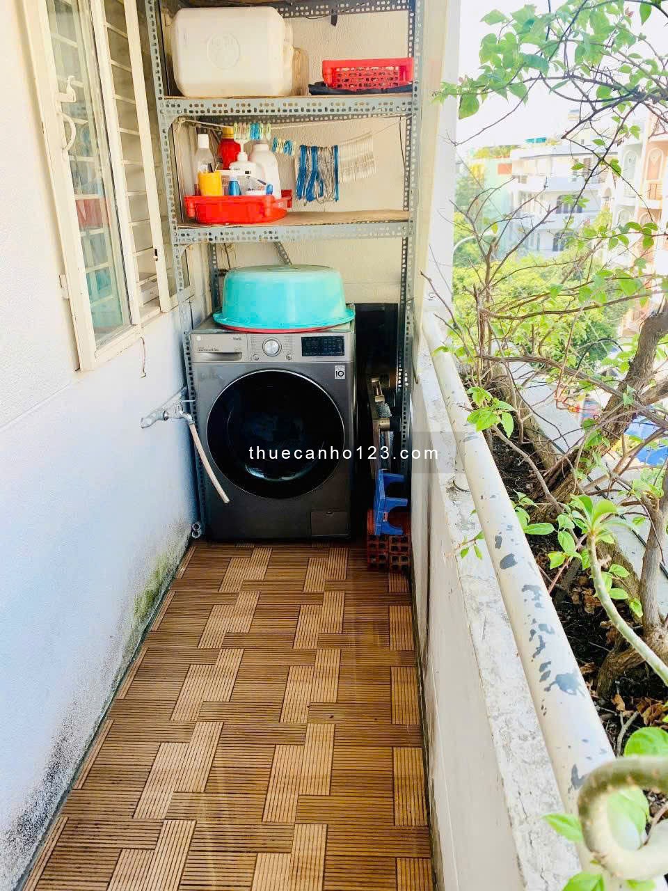 Chung cư 590, CMT8, Phường 11, Quận 3: 55m2,1p ngủ, Nt, 7tr/th