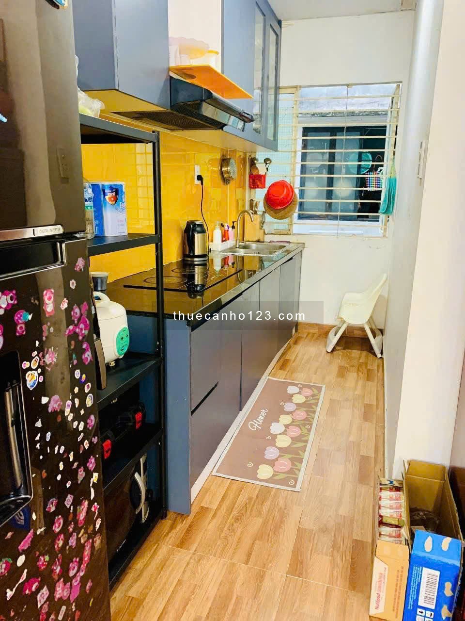 Chung cư 590, CMT8, Phường 11, Quận 3: 55m2,1p ngủ, Nt, 7tr/th