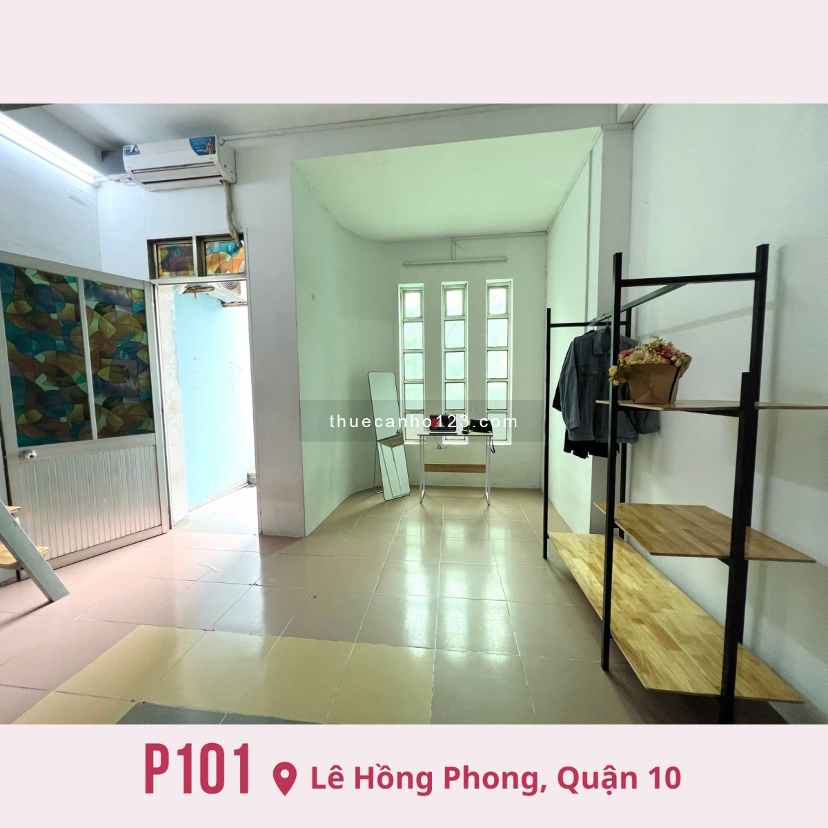 Cho thuê căn duplex (có gác) – Ban công siêu thoáng, gần Đại học Kinh tế, Bách Khoa, KHTN, SG