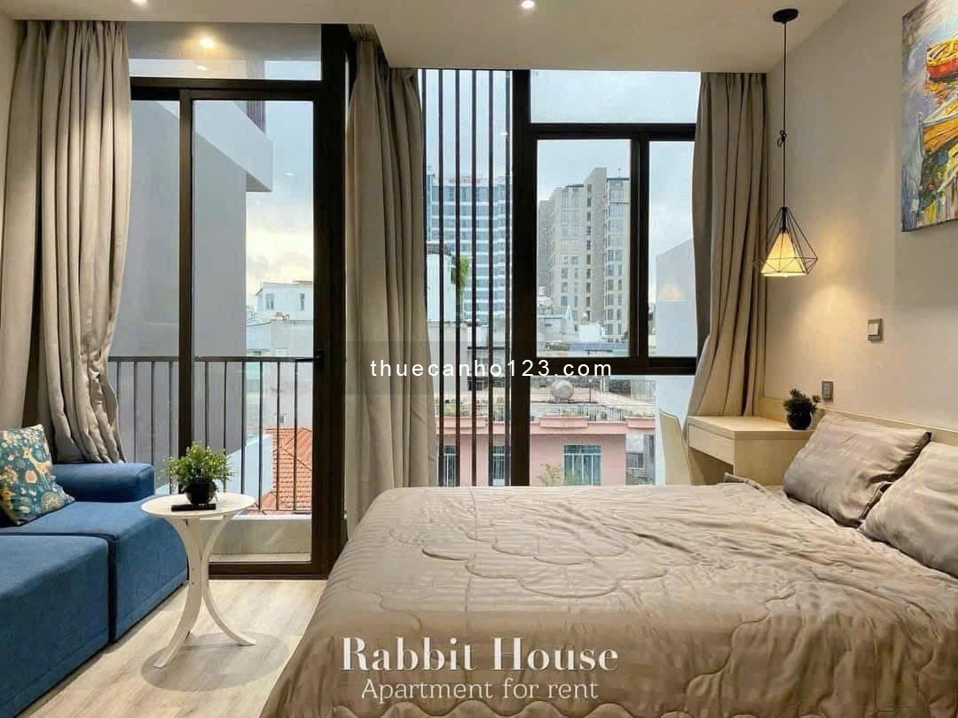 Căn hộ studio 35m² - Gần cầu Thị Nghè - Ban công, cửa sổ lớn, đầy đủ nội thất