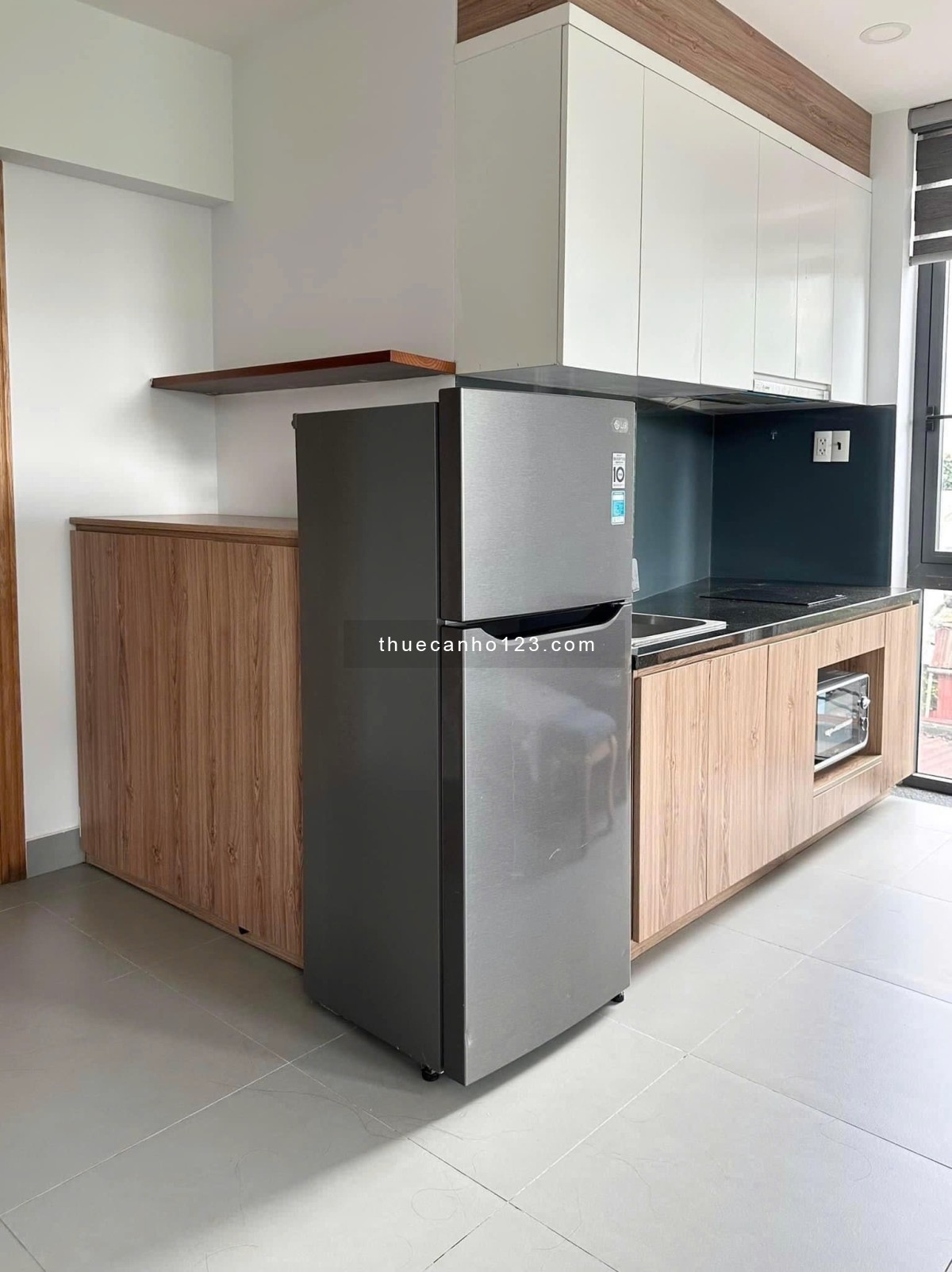 Căn hộ studio 35m² - Gần Thảo Cầm Viên - Ban công, cửa sổ lớn, đầy đủ nội thất.