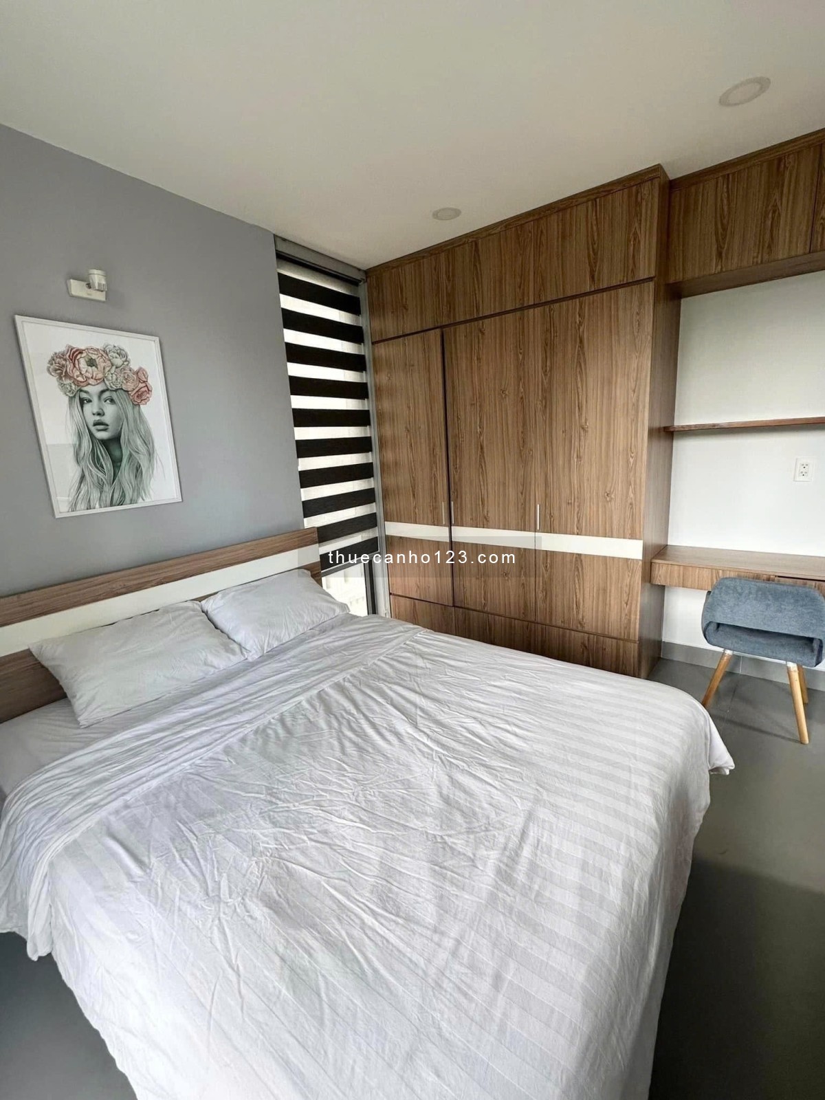 Căn hộ studio 35m² - Gần Thảo Cầm Viên - Ban công, cửa sổ lớn, đầy đủ nội thất.