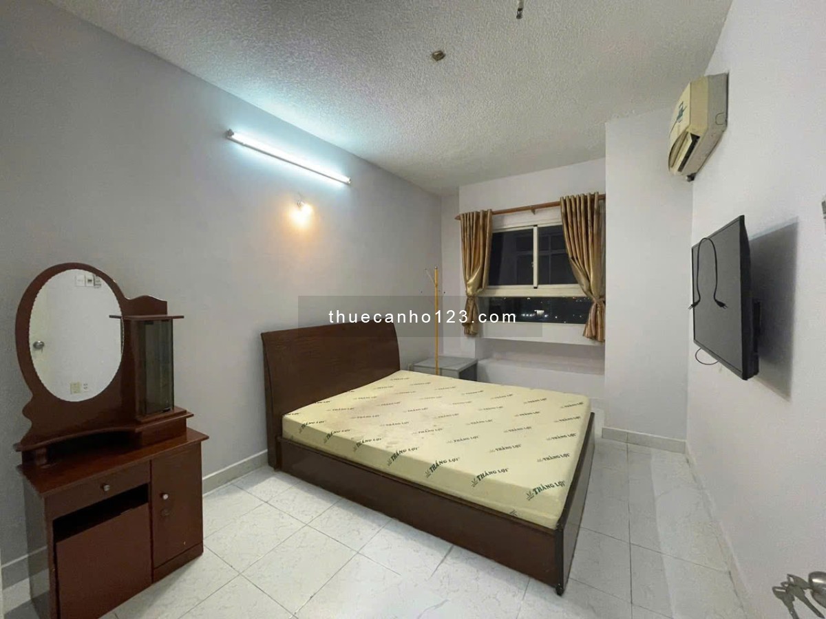 Chung cư Tô Hiến Thành, P15, Q10: 52m2, 1pn, máy lạnh, 7tr/tháng