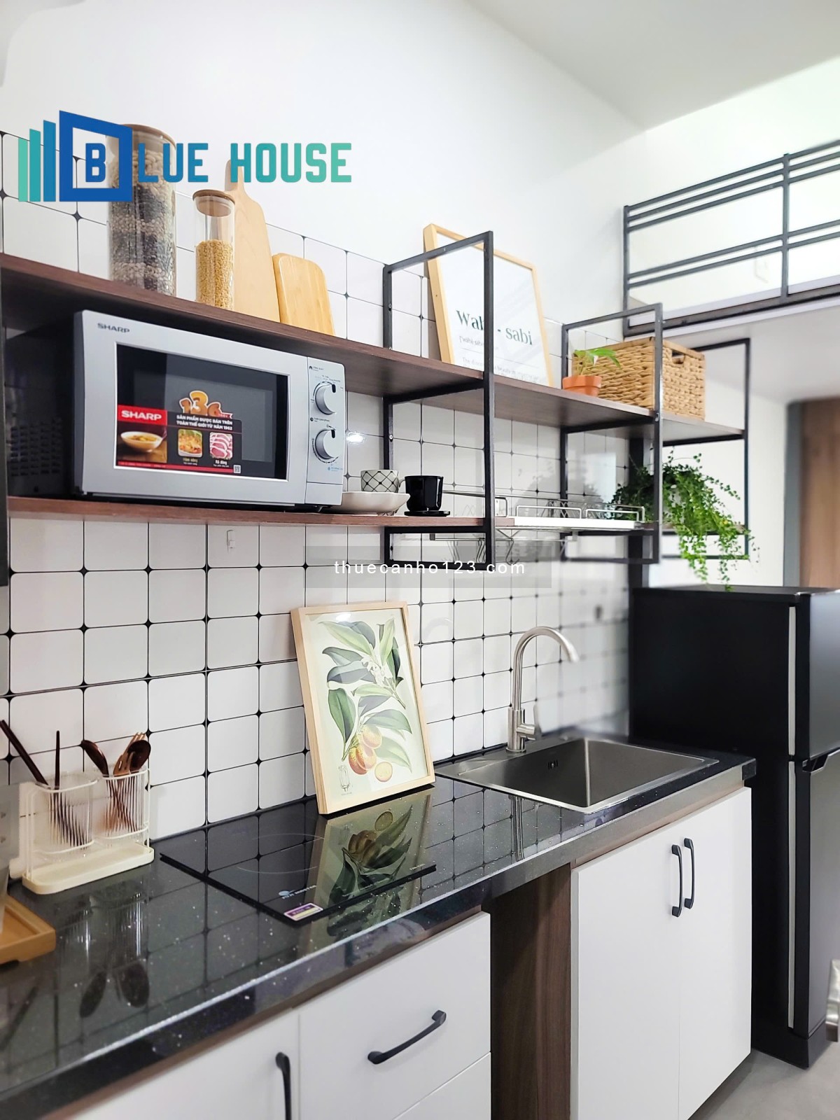 Căn hộ 35m2, Lý Thường Kiệt, Bắc Hải, bàn giao đẹp như hình, toà nhà lớn