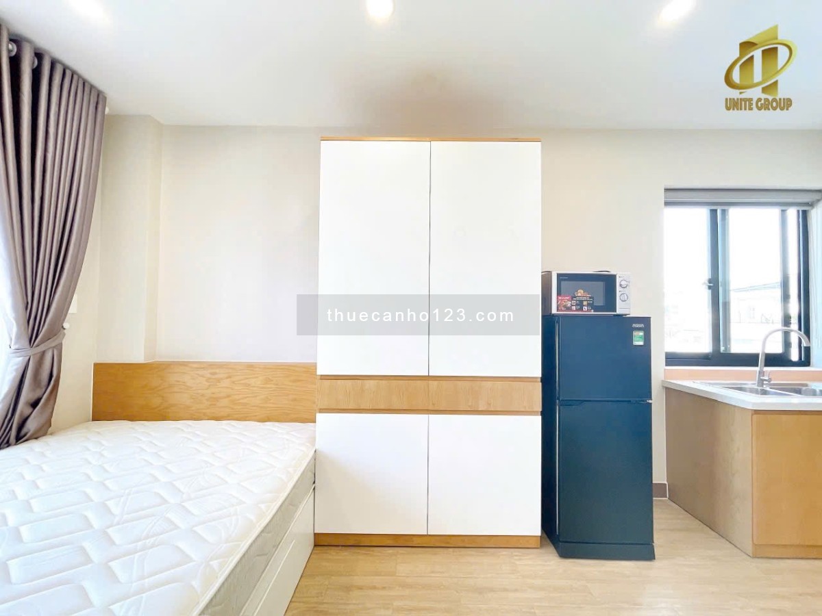 Cho thuê studio ban công Q7, gần chợ Tân Quy, chợ Tân Mỹ, Bách Hoá Xanh, gần Lotte Mart, quán ăn.