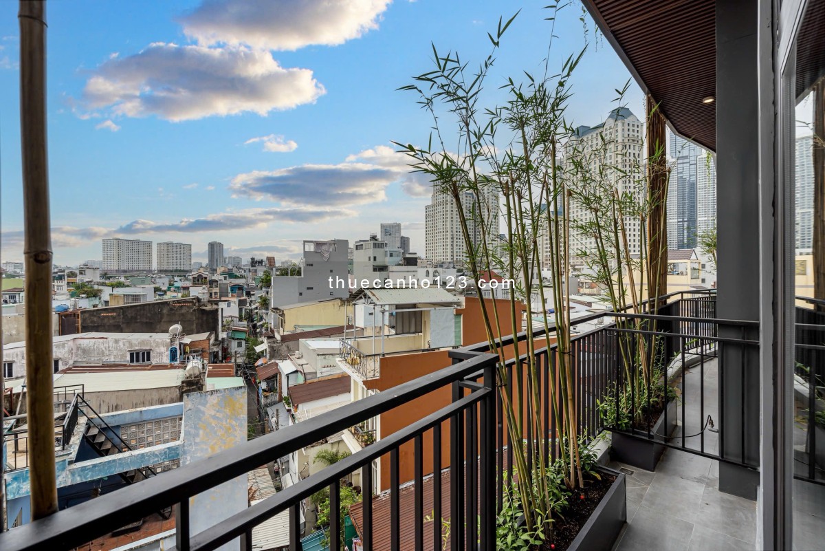 Căn hộ cao cấp duplex 30m² - Gần Landmark 81 - Hồ bơi, gym, rooftop, ban công, cửa sổ lớn.