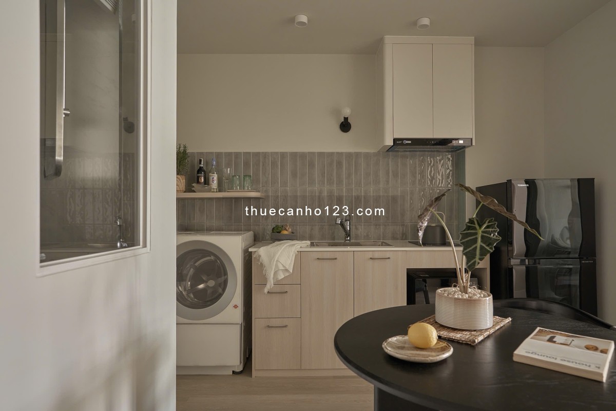 Cho thuê căn hộ 1PN full nội thất cao cấp, ban công thoáng mát Nguyễn Thái Bình quận 1 gần Bùi Viện