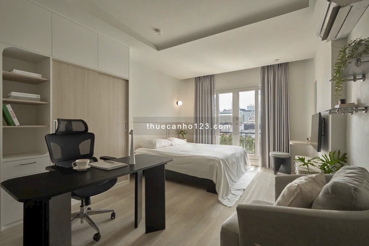 Căn hộ 1PN - ban công thoáng - 40m2 - Full NT - Gần cầu Thị Nghè. Tiện đi Q1, Q3