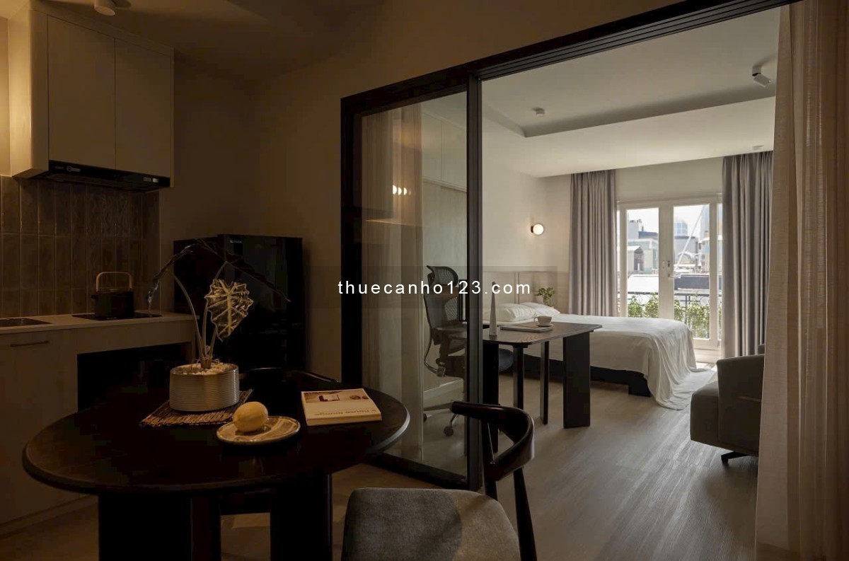 Căn hộ 1PN - ban công thoáng - 40m2 - Full NT - Gần cầu Thị Nghè. Tiện đi Q1, Q3