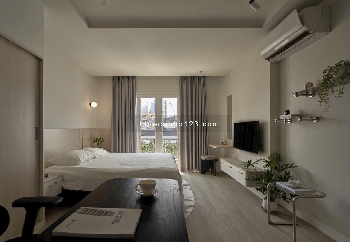 Căn hộ 1PN - ban công thoáng - 40m2 - Full NT - Gần cầu Thị Nghè. Tiện đi Q1, Q3