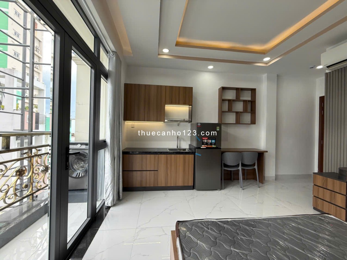 Căn hộ dịch vụ full nội thất, ngay Bình Thạnh, gần chợ Bà Chiểu và Đại học Văn Lang- LH:0932985900