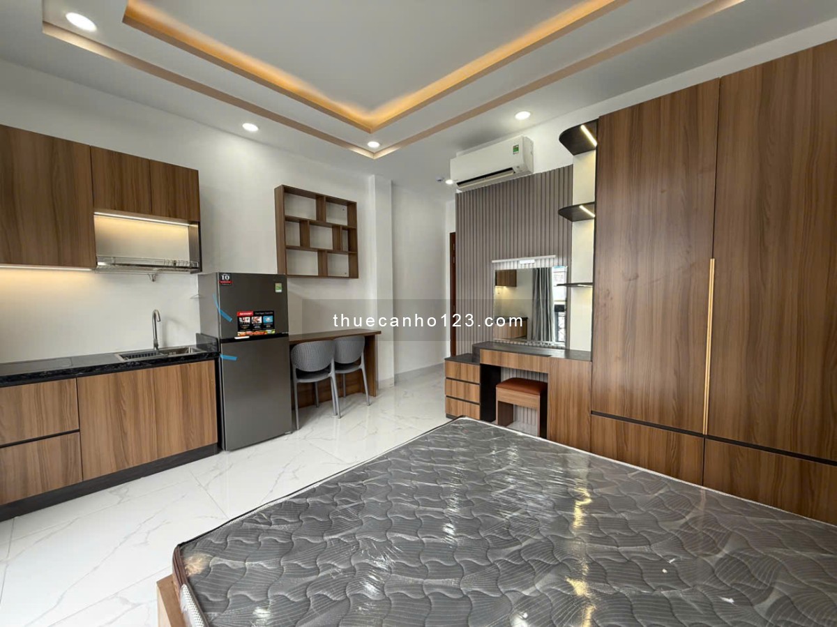 Căn hộ dịch vụ full nội thất, ngay Bình Thạnh, gần chợ Bà Chiểu và Đại học Văn Lang- LH:0932985900