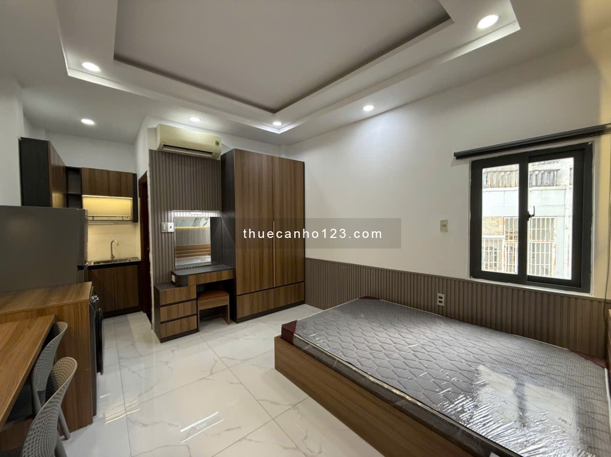 Căn hộ dịch vụ full nội thất, ngay Bình Thạnh, gần chợ Bà Chiểu và Đại học Văn Lang- LH:0932985900