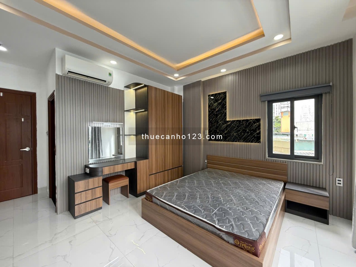 Căn hộ dịch vụ full nội thất, ngay Bình Thạnh, gần chợ Bà Chiểu và Đại học Văn Lang- LH:0932985900