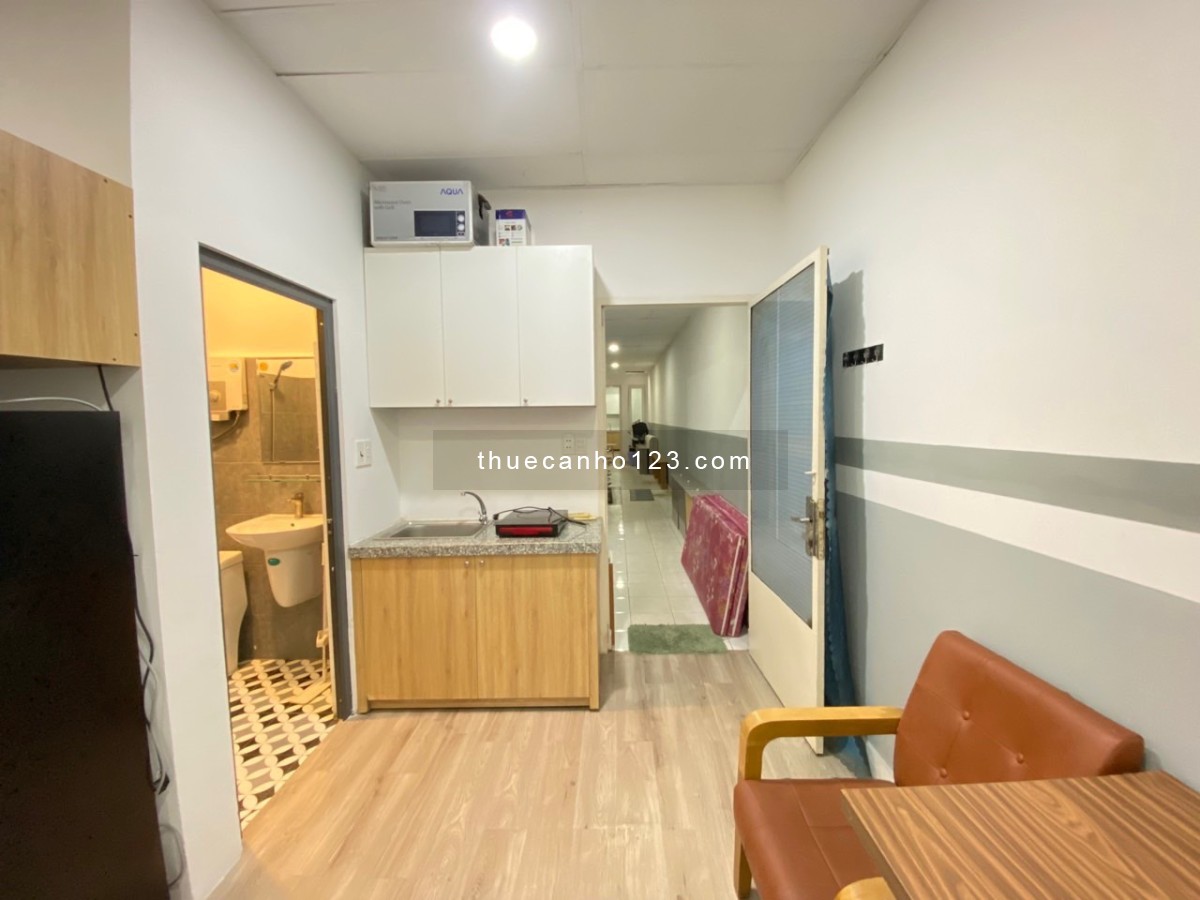 Căn hộ full nội thất cửa sổ, ban công thoáng ở Điện Biên Phủ Bình Thạnh gần Đại học HUTECH, HIU