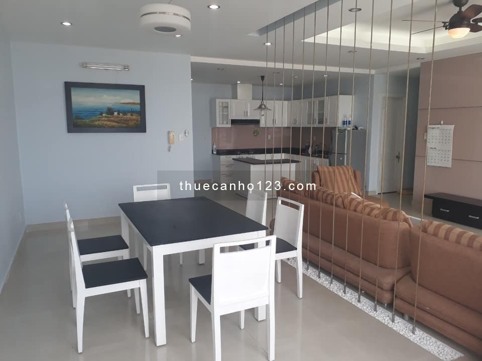 Cho Thuê Căn Hộ 140m2 SATRA EXIMLAND Phan Đăng Lưu - 3 Phòng Ngủ - Đầy Đủ Tiện Nghi/ 0906.887.586