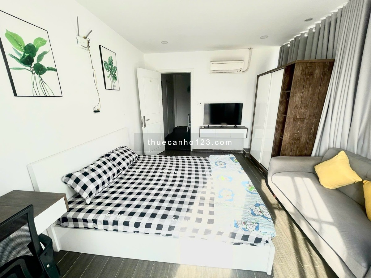  Căn Hộ 1PN Tách Bếp – Rộng Rãi Thoáng Mát – Full Nội Thất – Ban Công – Ngay Phó Đức Chính, BT