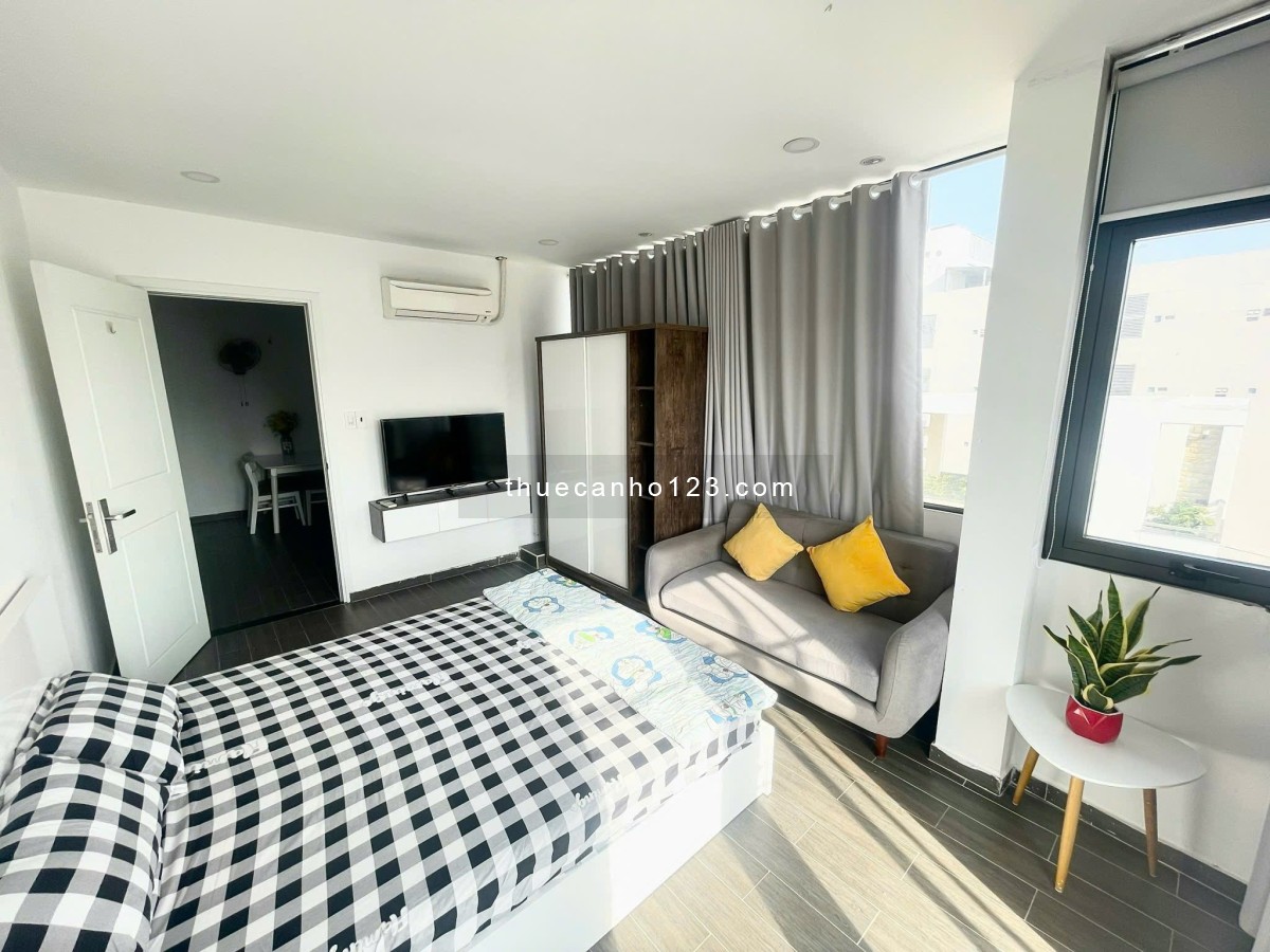  Căn Hộ 1PN Tách Bếp – Rộng Rãi Thoáng Mát – Full Nội Thất – Ban Công – Ngay Phó Đức Chính, BT