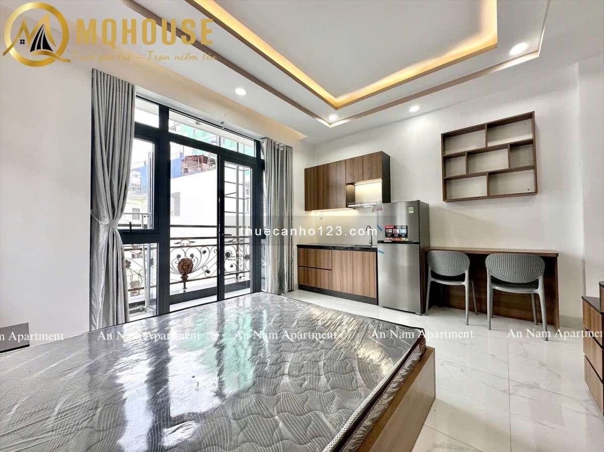 Căn Studio Full Nội Thất – Toà Nhà Mới – An Ninh Vân Tay – Ngay Lê Quang Định, Bình Thạnh