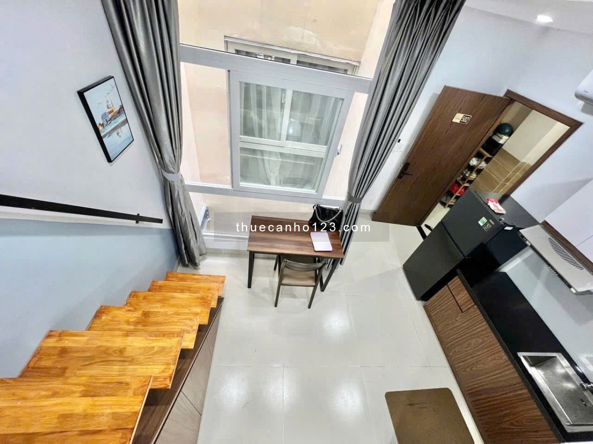 Căn Duplex Cửa Sổ Giếng Trời – Gác Cao – Full Nội Thất – Thang Máy, Vân Tay – Ngay Trung Tâm