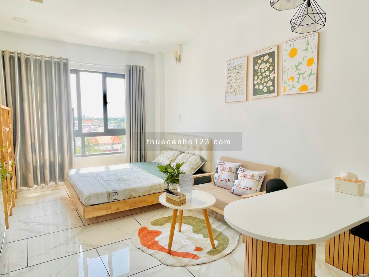 Hệ Thống Căn Hộ Studio, Full Nội Thất Mới Keng, Cửa Sổ Lớn, Bảo vệ 24/7 an ninh gần Ngã Tư Hàng Xanh
