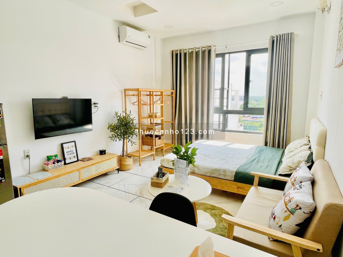 Hệ Thống Căn Hộ Studio, Full Nội Thất Mới Keng, Cửa Sổ Lớn, Bảo vệ 24/7 an ninh gần Ngã Tư Hàng Xanh