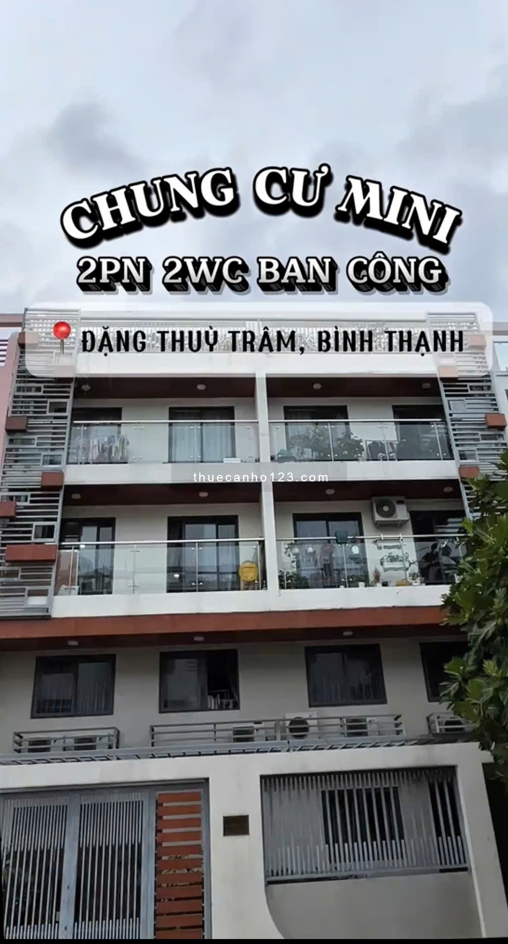 Chung Cư 2 Phòng Ngủ, 2 WC, Balcony Rộng 76m2. Full Nội Thất, Bảo Vệ. Ngay Đại Học Văn Lang