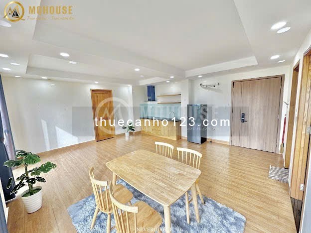 Chung Cư 2 Phòng Ngủ, 2 WC, Balcony Rộng 76m2. Full Nội Thất, Bảo Vệ. Ngay Đại Học Văn Lang