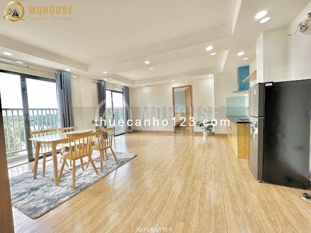 Chung Cư 2 Phòng Ngủ, 2 WC, Balcony Rộng 76m2. Full Nội Thất, Bảo Vệ. Ngay Đại Học Văn Lang