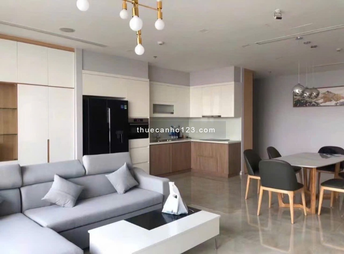 Cho thuê căn hộ 3PN, 2WC, 118m2 tại Vinhomes Golden River Ba Son, 40 triệu view sông