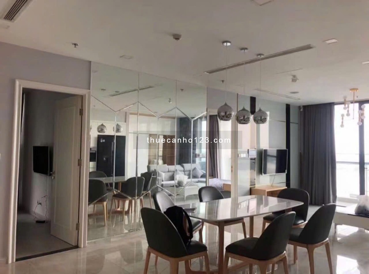 Cho thuê căn hộ 3PN, 2WC, 118m2 tại Vinhomes Golden River Ba Son, 40 triệu view sông