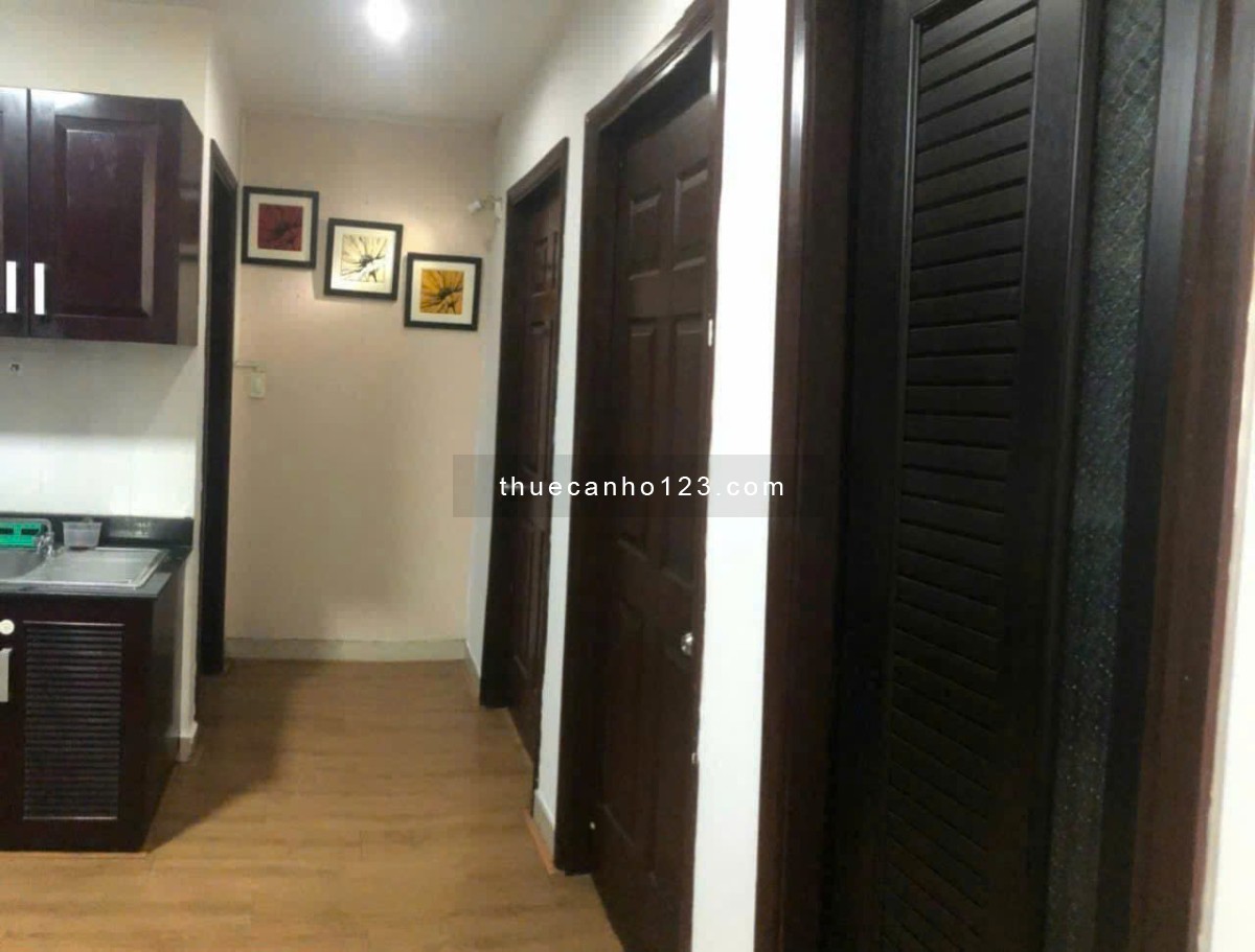 Chung cư Screc, Trường Sa, Quận 3, 87m2, 2PN, Căn Góc, 13tr/tháng, Nội thất