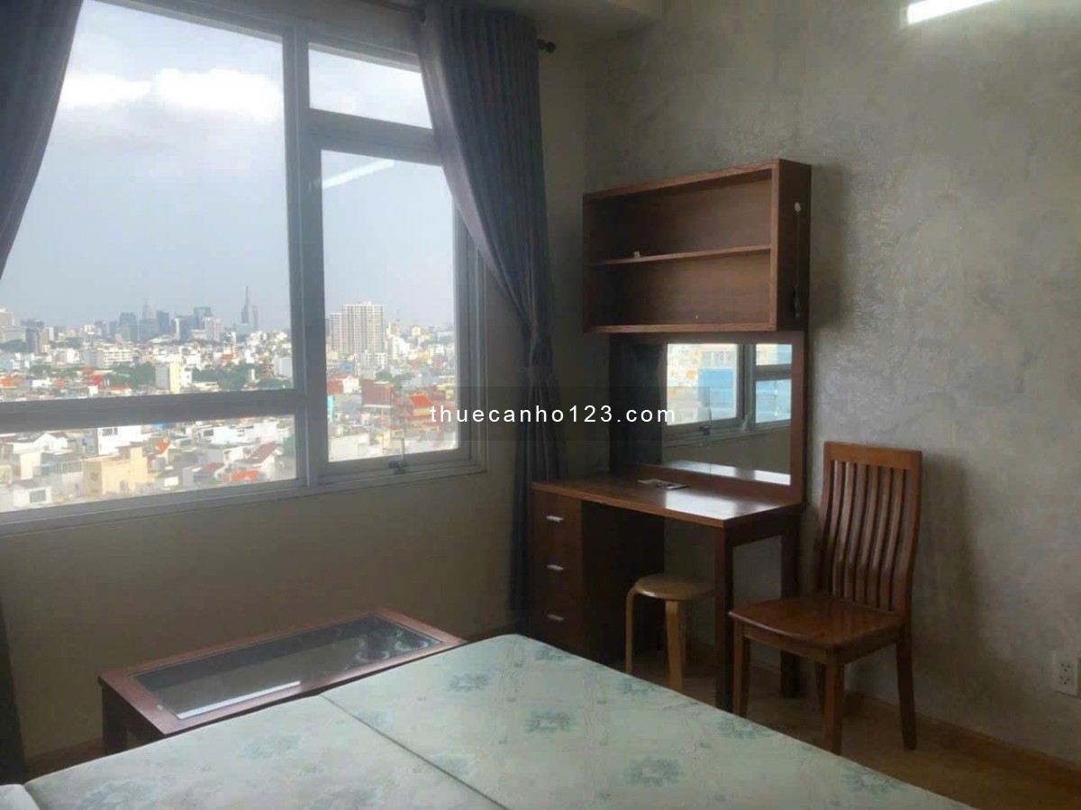 Chung cư Screc, Trường Sa, Quận 3, 87m2, 2PN, Căn Góc, 13tr/tháng, Nội thất