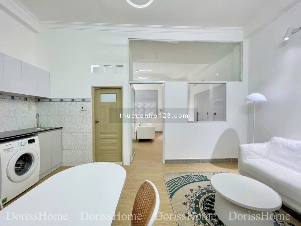 Căn hộ 1 phòng ngủ có ban công full nội thất Tân Định gần ĐH Tài chính marketing và sân bay TSN