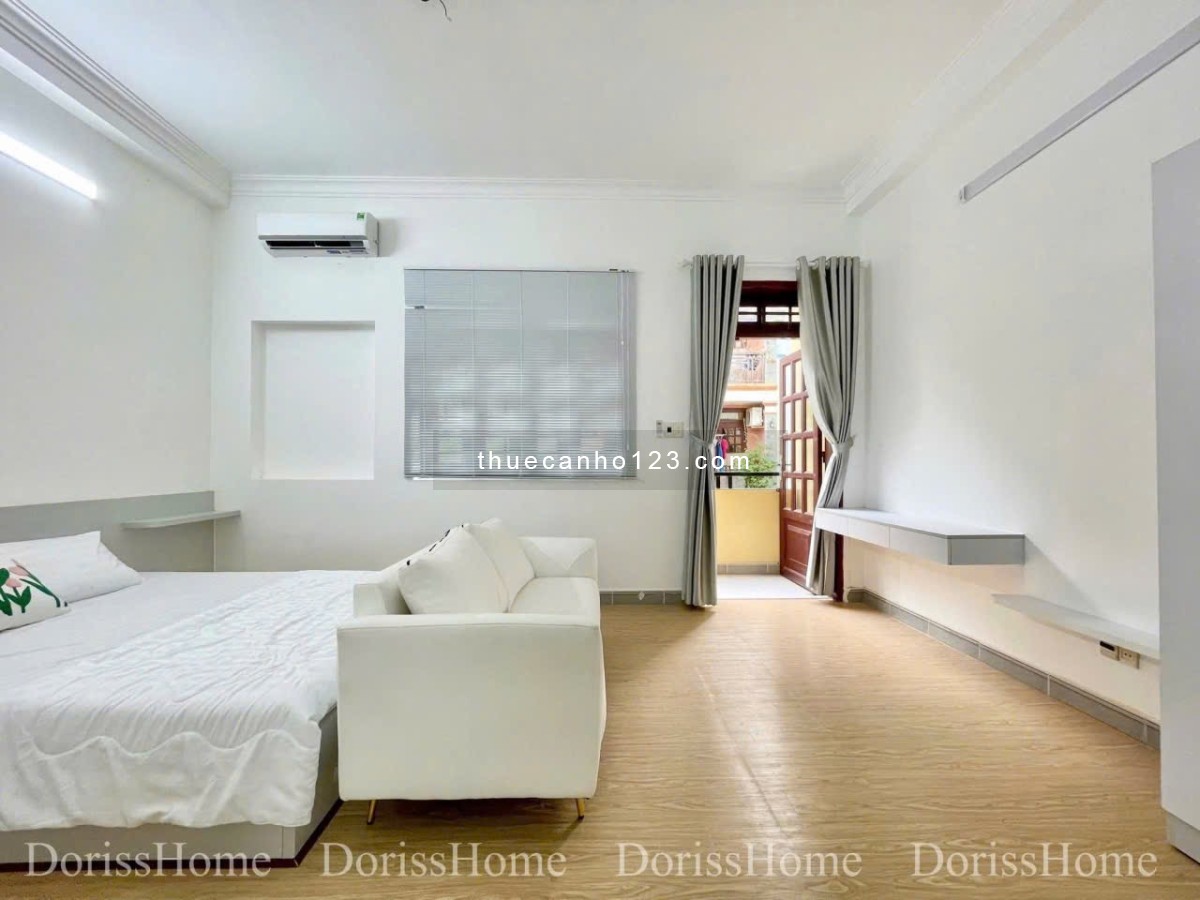 Căn hộ 1 phòng ngủ có ban công full nội thất Tân Định gần ĐH Tài chính marketing và sân bay TSN