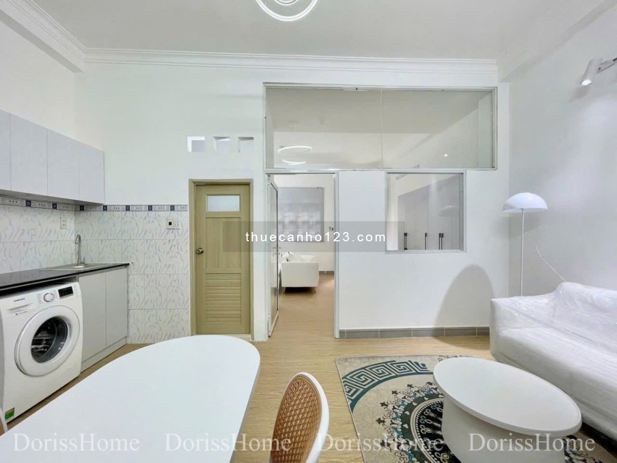 Căn hộ 1 phòng ngủ có ban công full nội thất Tân Định gần ĐH Tài chính marketing và sân bay TSN