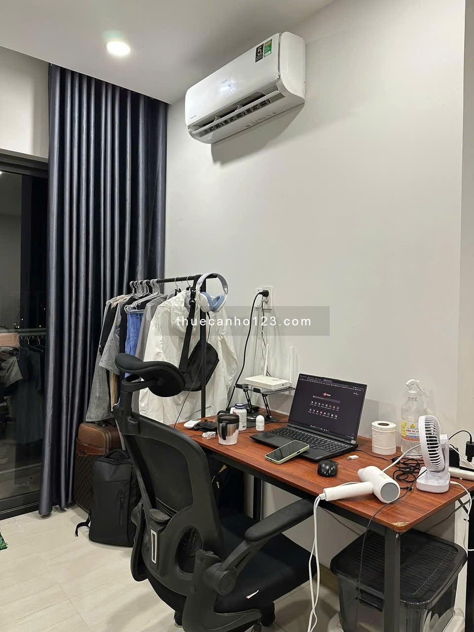 Chung cư Lotus, Trịnh Đình Thảo, TP: 60m2, 2p ngủ, nội thất, 7tr5