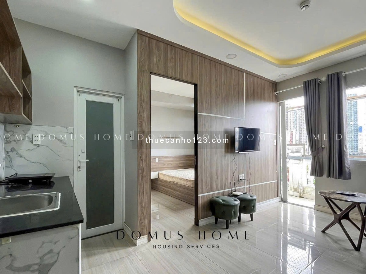 Khai trương 1PN ban công full nội thất – Gần UFM, TDTU, RMIT, NTTU, UEH – Gần Lotte Mart, Q4