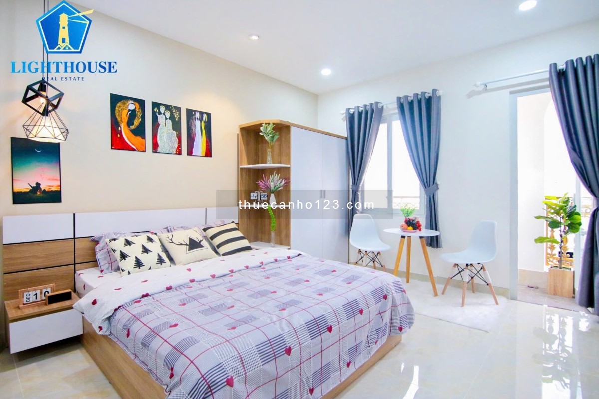 Căn hộ có ban công full nội thất gần công viên Gia Định