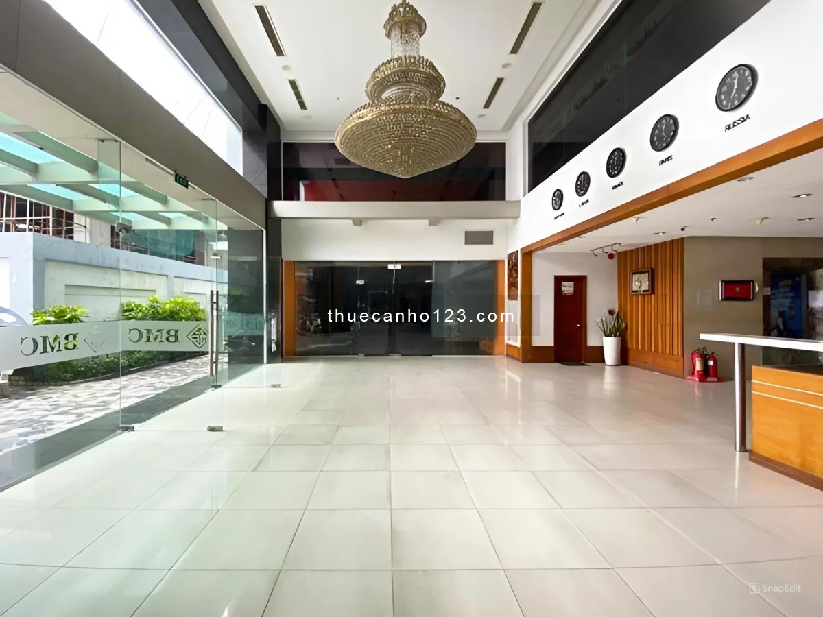 Chính chủ cho thuê căn hộ cao cấp BMC Quận 1, 134m2,căn góc 3PN 3WC, full nội thất, Giá thuê 22tr/th