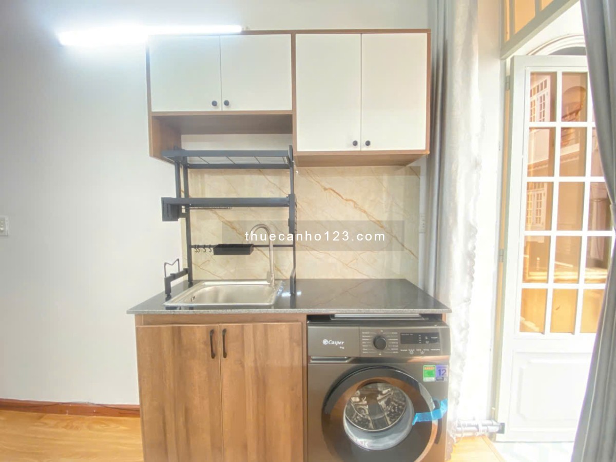 Căn hộ 1 Phòng ngủ tách bếp, Ban Công, Máy Giặt Riêng Thích Quảng Đức Phú Nhuận - LH 0932.185.096