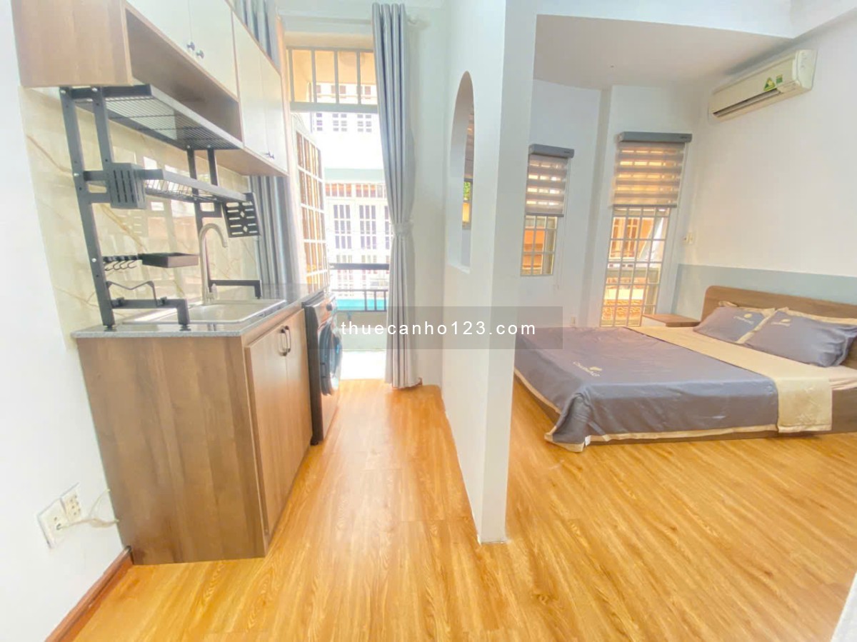 Căn hộ 1 Phòng ngủ tách bếp, Ban Công, Máy Giặt Riêng Thích Quảng Đức Phú Nhuận - LH 0932.185.096
