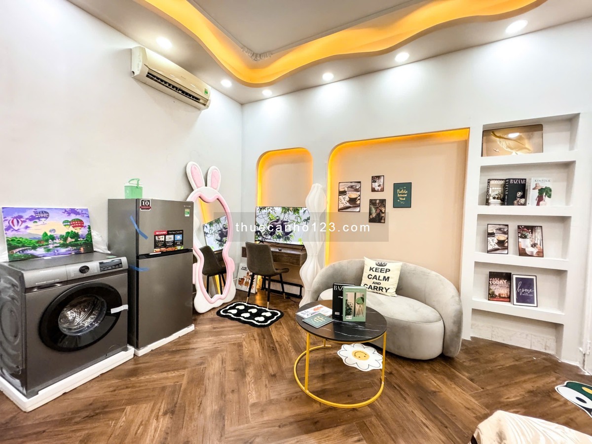 Căn hộ studio tách bếp có gu full nội thất Tân Bình ngay Etown Cộng Hoà