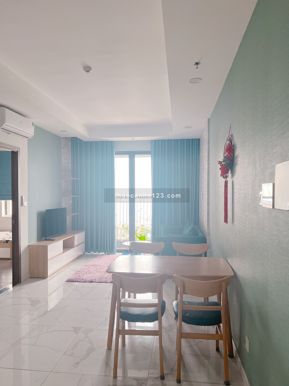 Cho thuê căn hộ mặt tiền Phạm Văn Đồng 3Pn 2wc Full nội thất 12 tr th