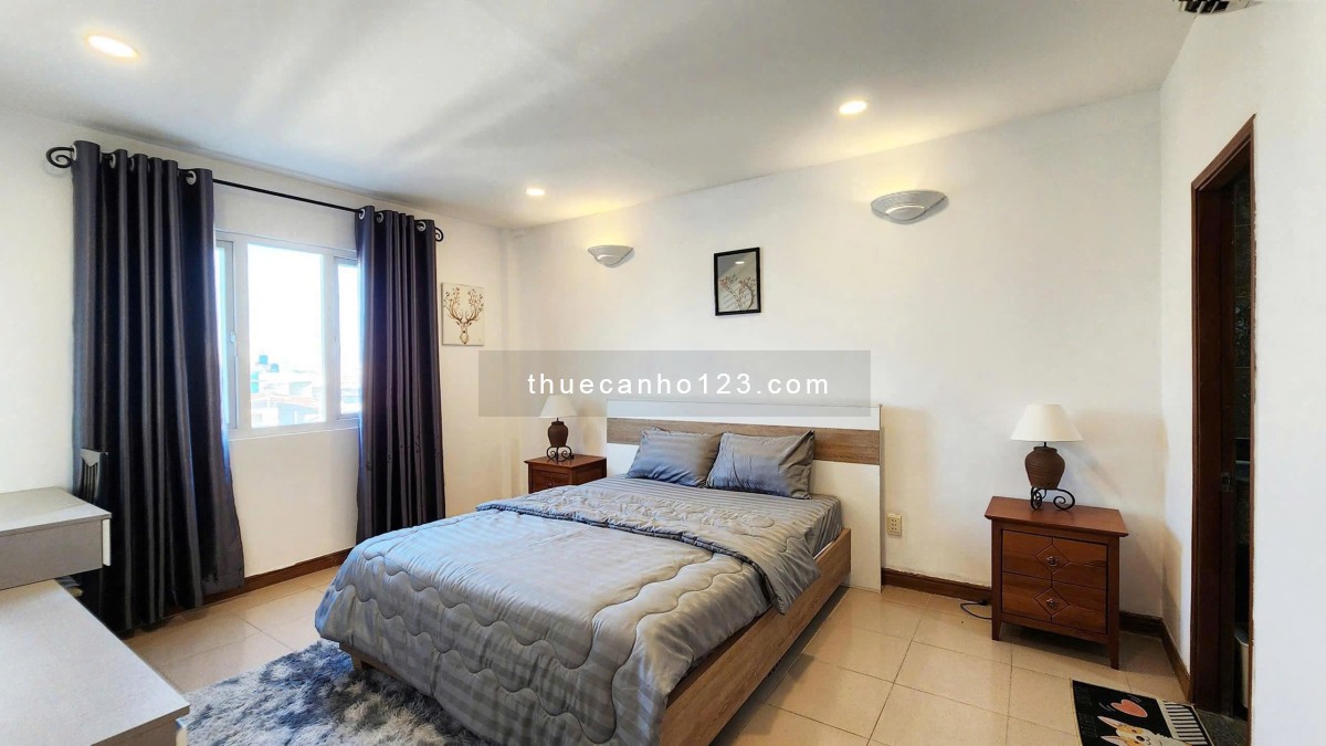 Cho thuê căn hộ 2 phòng ngủ gần Q1, gần các trường đại học