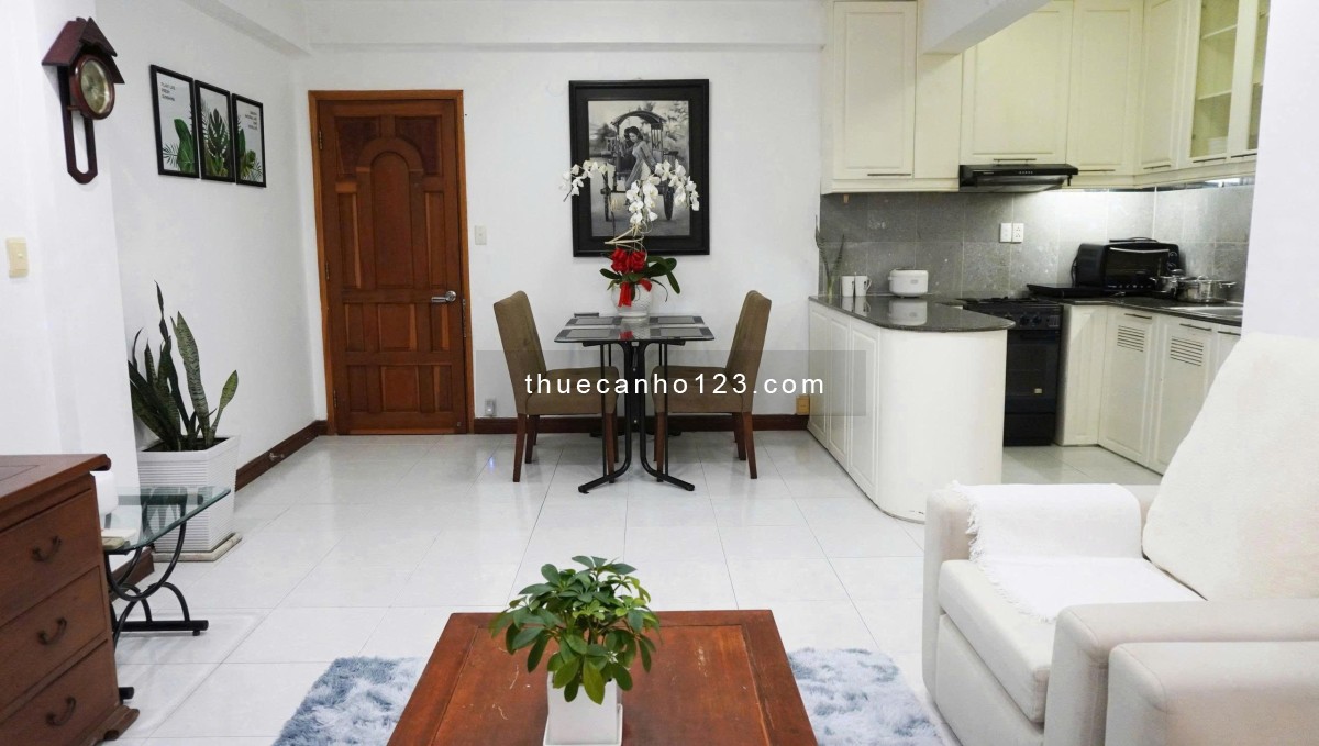 Cho thuê căn hộ 2 phòng ngủ gần Q1, gần các trường đại học