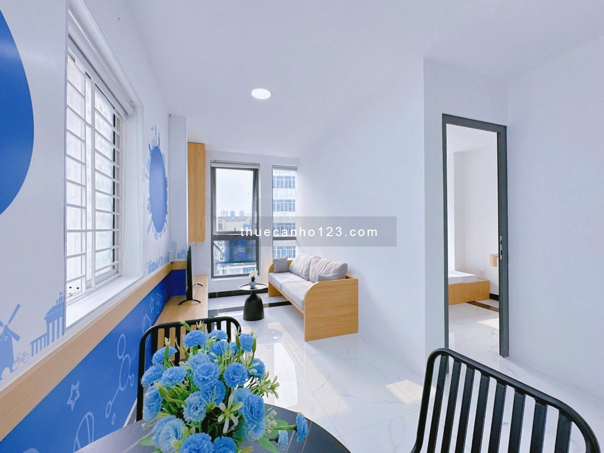 Cho thuê căn hộ 2 phòng ngủ, 2WC tại trung tâm Bình Thạnh