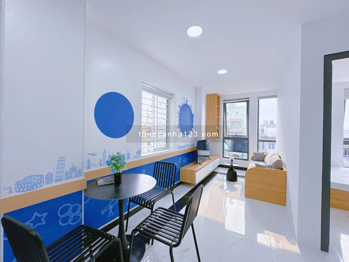 Cho thuê căn hộ 2 phòng ngủ, 2WC tại trung tâm Bình Thạnh
